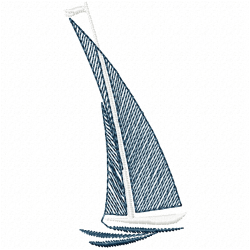 Boats Embroidery Design 12 Boats Embroidery Design 12